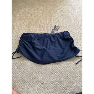 NWT Hapari Navy Drawstring Swim Skirt
